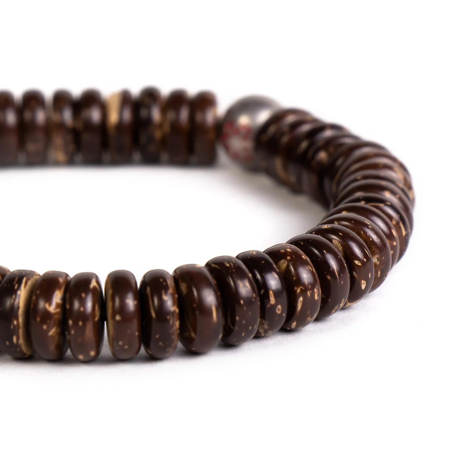 Coconut Shell Medical ID Bracelet - Image 6