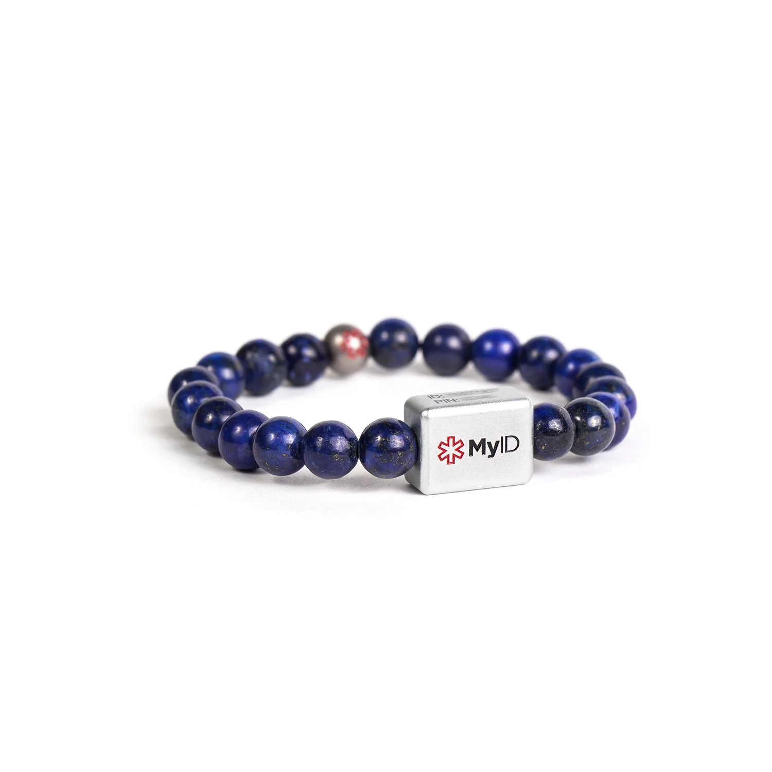 Lapis Lazuli Medical ID Bracelet - Image 4