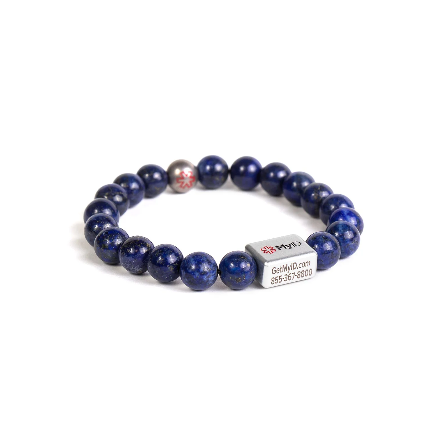 Lapis Lazuli Medical ID Bracelet - Image 5