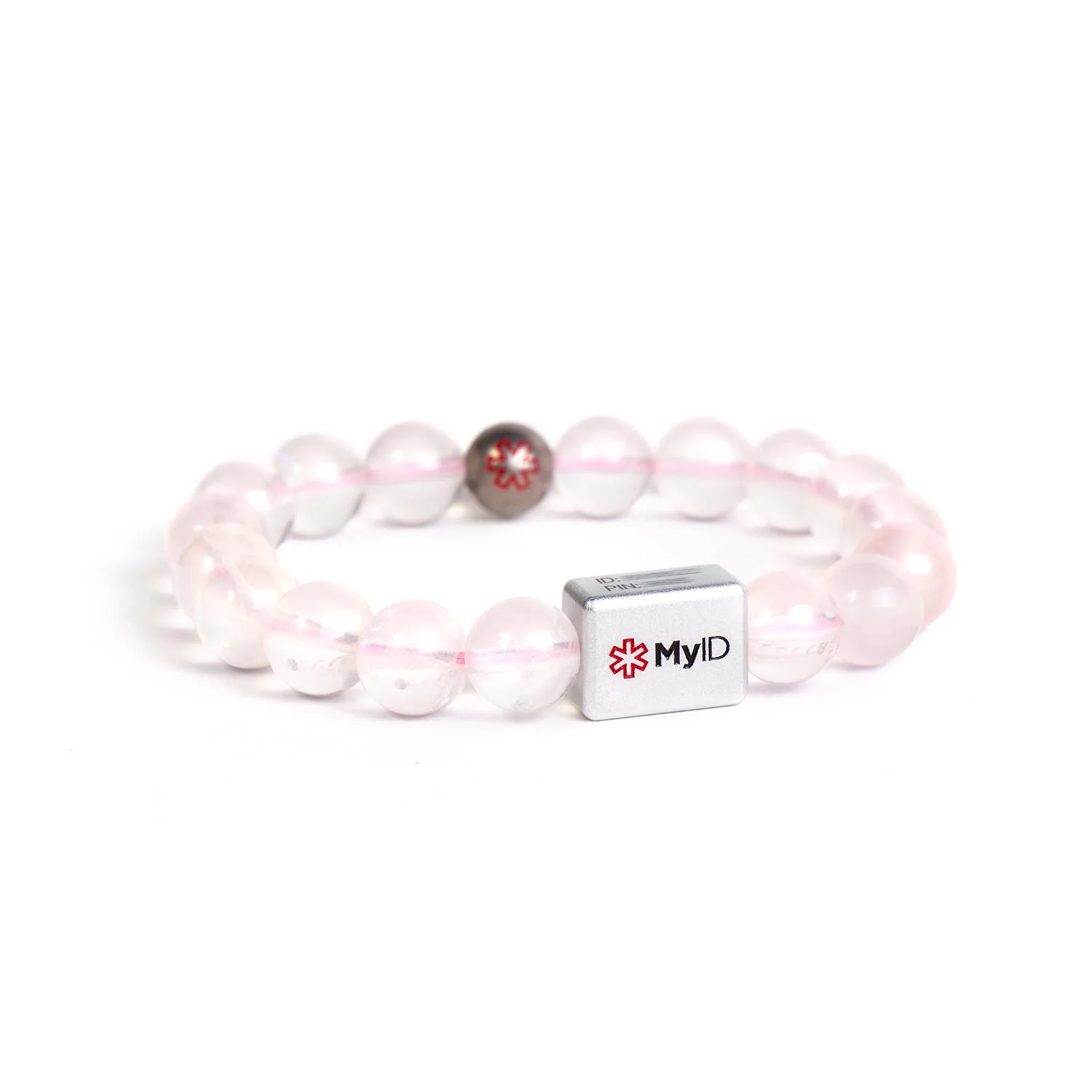Rose Quartz Medical ID Bracelet - Image 3