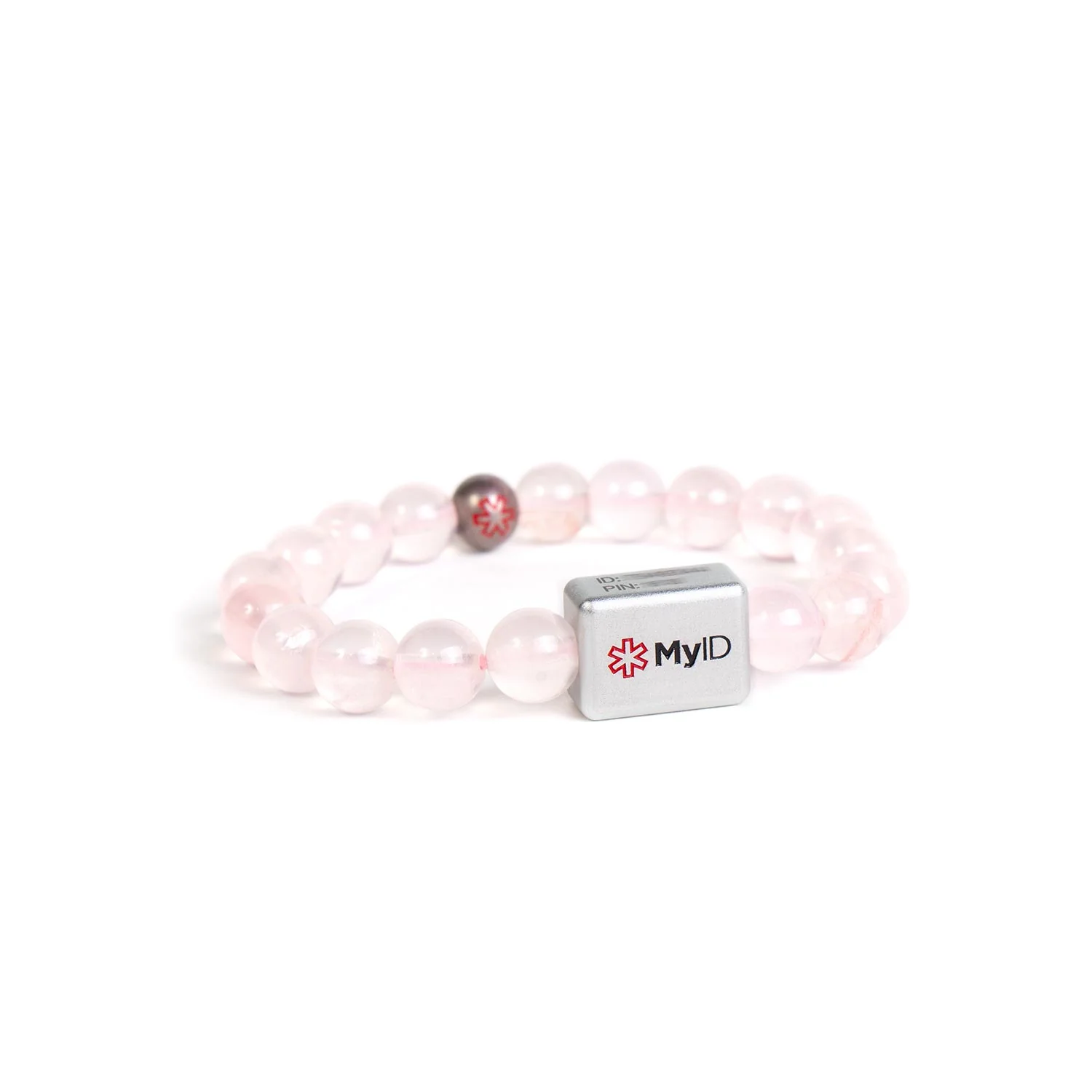 Rose Quartz Medical ID Bracelet - Image 4