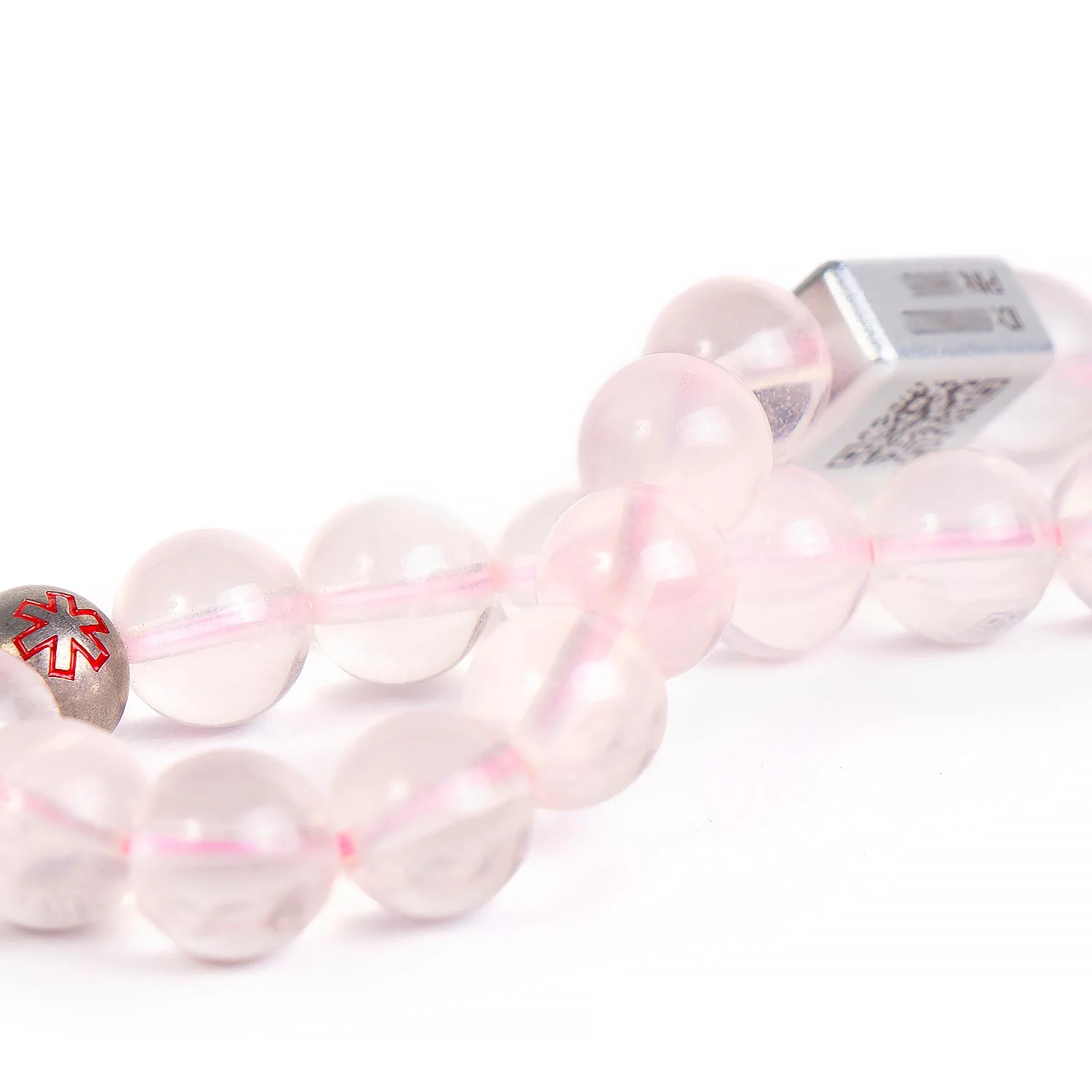 Rose Quartz Medical ID Bracelet - Image 6