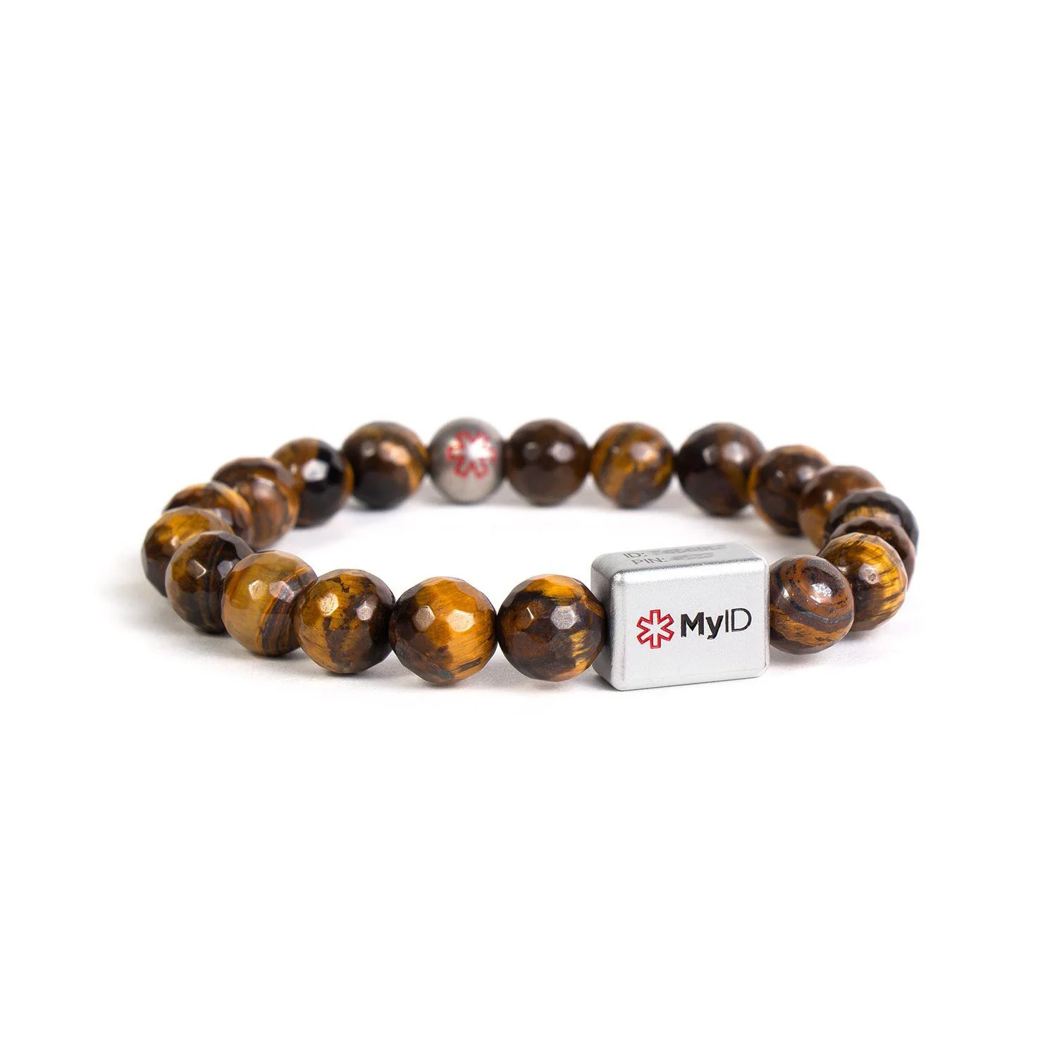 Tiger's Eye Medical ID Bracelet - Image 3